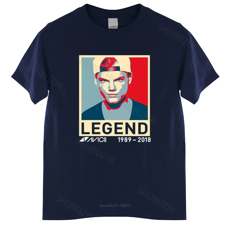 Летняя мужская футболка новинка Мужская одежда RIP AVICII размера S-2XL хлопковая
