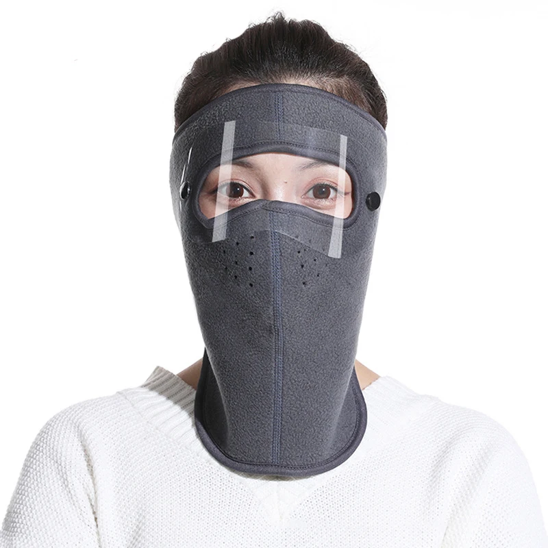 

Ветрозащитная маска для лица для катания на лыжах и велосипеде, двухслойная утепленная флисовая маска унисекс для зимней езды на открытом воздухе, пешего туризма, спорта, теплые шапки