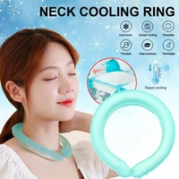 portable neck cooling tube reusable summer cooling neck band indoor outdoor sports running cycling cold collar ice neck tube