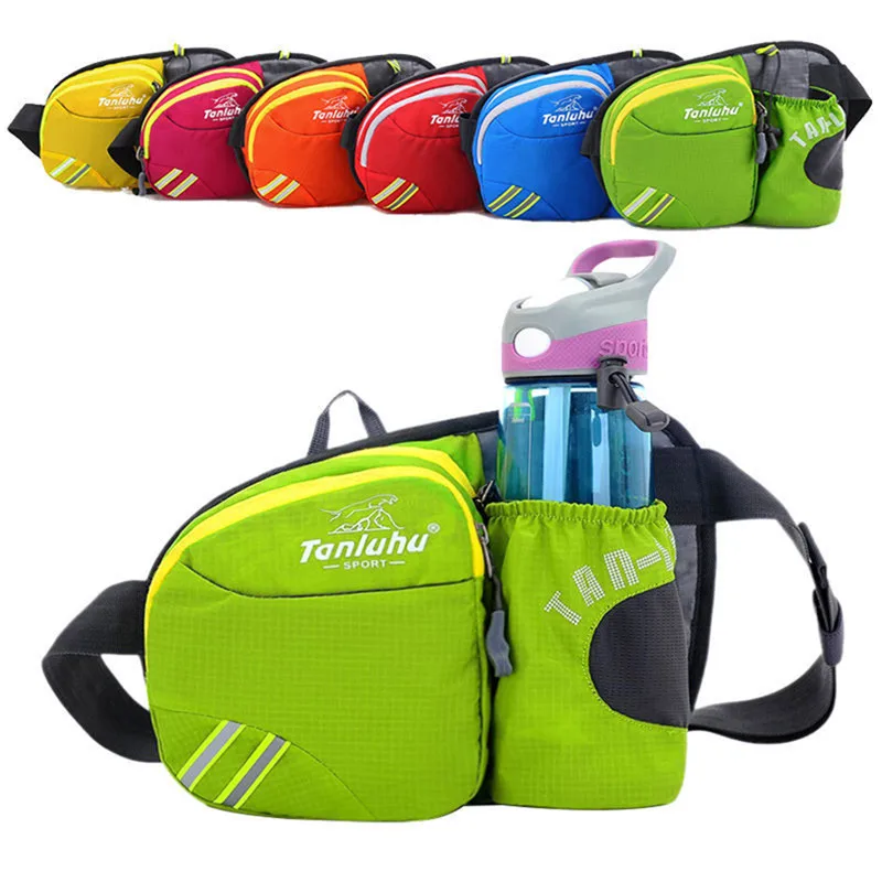 

Running Bag Marathon Waist Pack Men Women Outdoor Sports Hiking Cycling Phone Fanny Pack Gym Fitness Water Bottle Belt Pouch