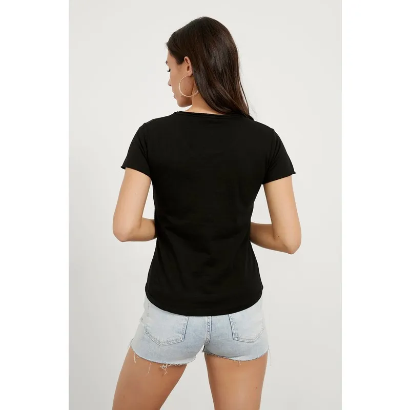 

1056 Pis V-Neck Pockets Basic Women T-Shirt T Shirt Y2K Top Nostalgic Summer Women T-Shirt anime Bluz