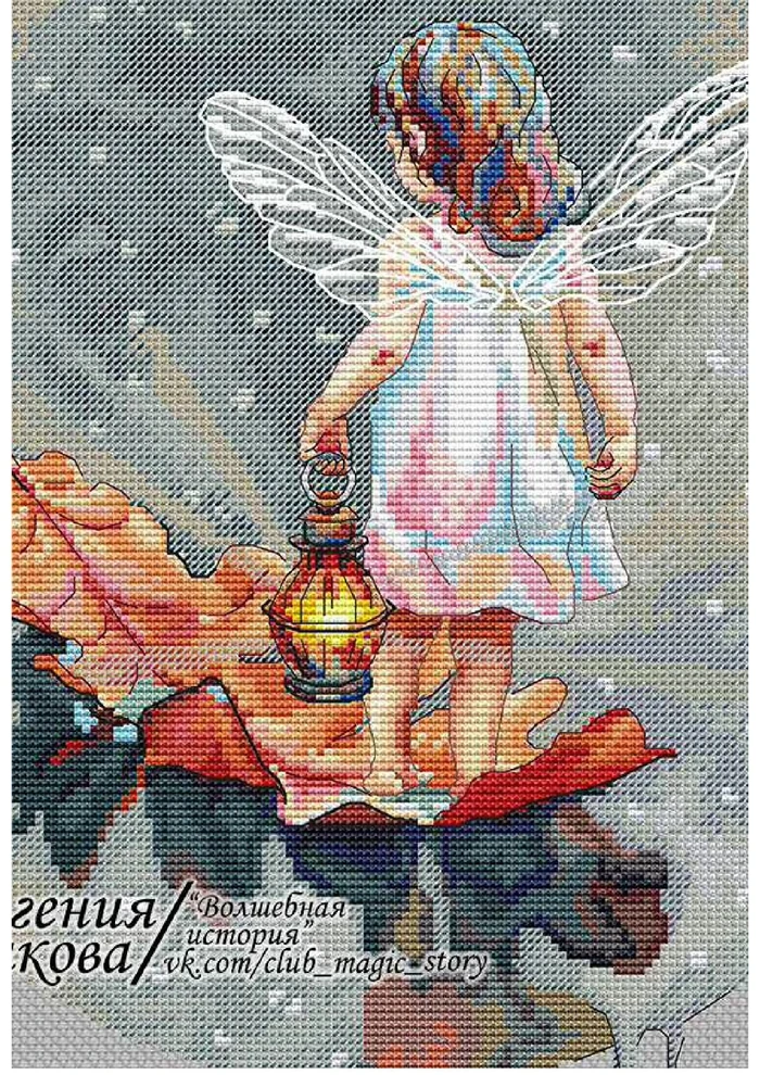 

-lantern butterfly elf 38-42 counted 16CT 14CT 18CT DIY Cross Stitch Sets Chinese Cross-stitch Kits Embroidery Needlework