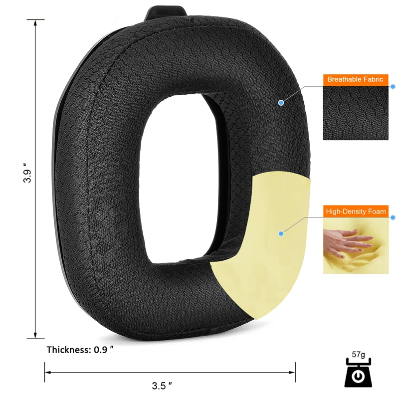 Магнитные амбушюры для Logitech Astro A50 Gen3 сменные наушники с пряжкой из мягкой пены