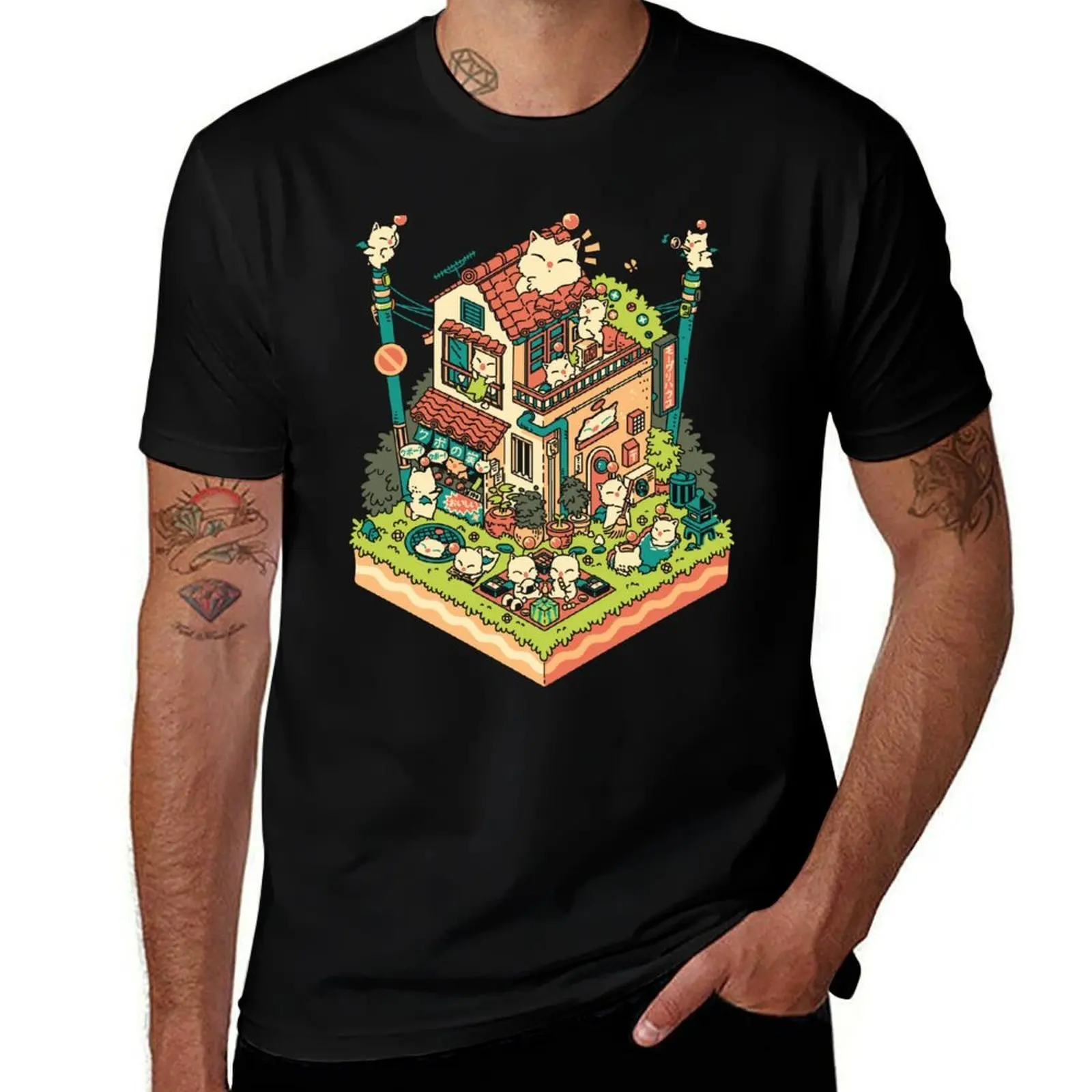 Фото Футболка Kupo House больших размеров, летняя, с коротким рукавом №1