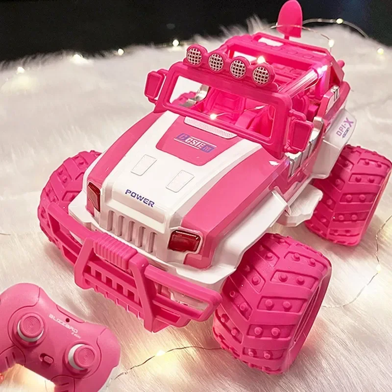 

RC Car 4WD Electric Off-road Vehicle High-speed Racing car Climbing pink girls' cars girls' four-wheel drive toy cars