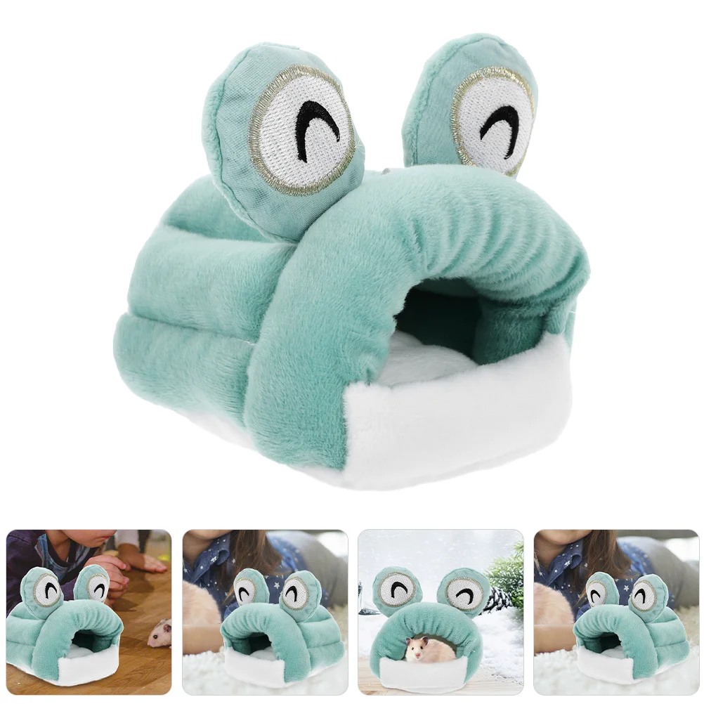 Хомяк теплое хлопковое гнездо шиншилла домик хижина домашнее милое убежище