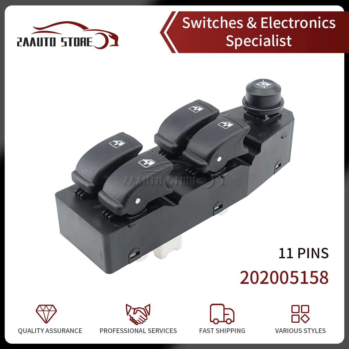 

Car Left Hand Driver Side Master Window Switch Button 202005158 For Chevrolet Aveo Pontiac car accessories