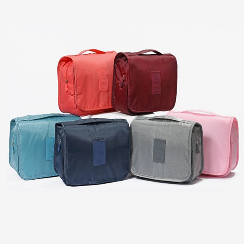 

Дорожные принадлежности, сумка для стирки, портативная вместительная Водонепроницаемая косметичка с крючком, подвесная сумка для хранения с принтом