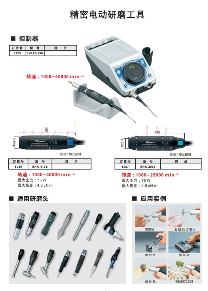 Точечная оригинальная японская электрическая шлифовальная машина NAKANISHI