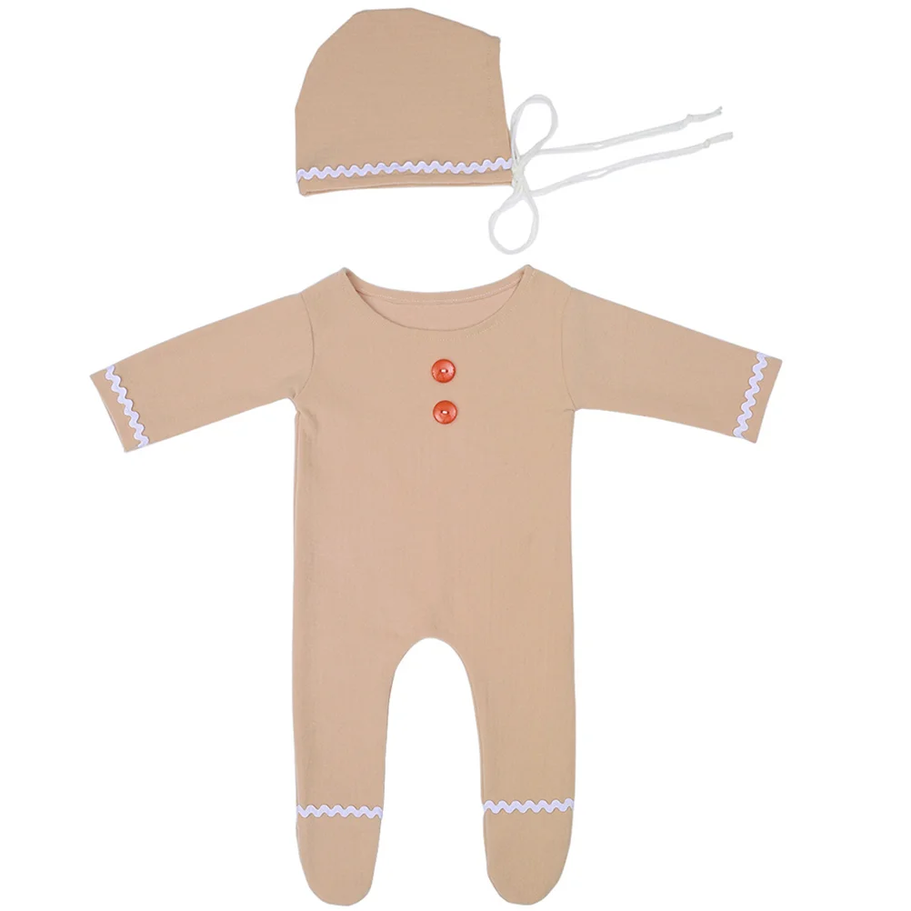 Props Baby Christmas Theme Halloween Hat Romper Photography Clothing Bodysuit Newborn Girl Outfit