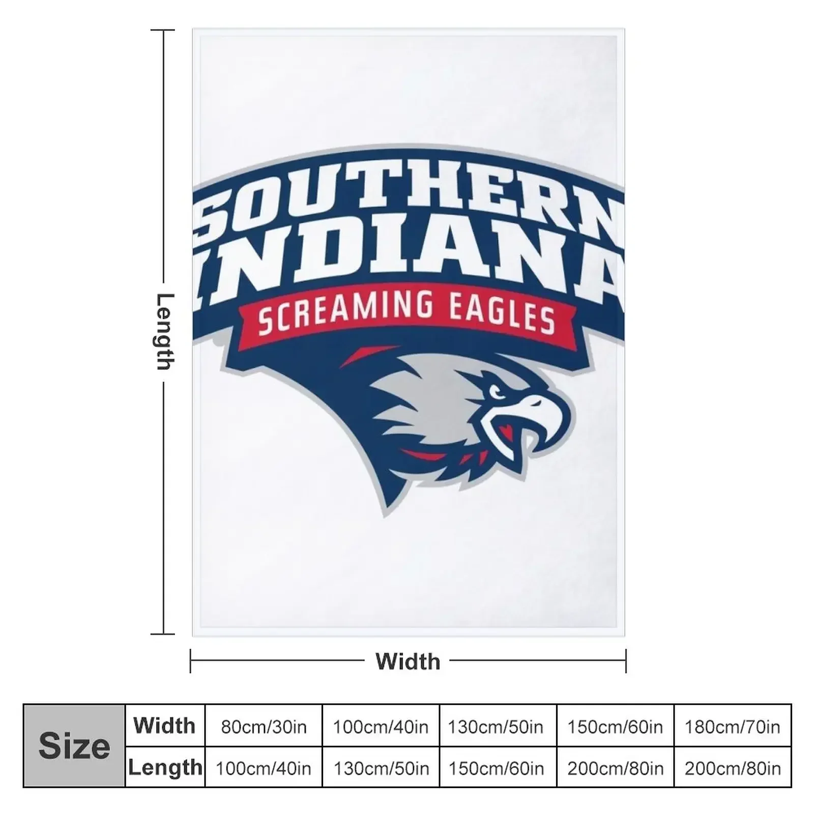 Одеяло для легкой атлетики Южной Индианы детей тяжелые декоративные одеяла