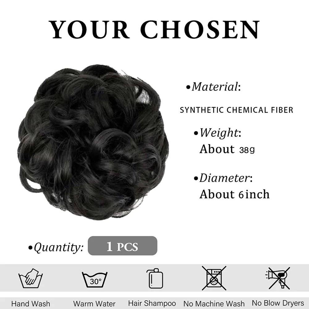 Синтетические волосы для наращивания спутанные кудрявые эластичные шиньоны