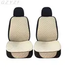 Летняя универсальная льняная Рабочая подушка для переднего и заднего сиденья, коврик, подкладка для автомобильного салона, грузовика, внедорожника, фургона