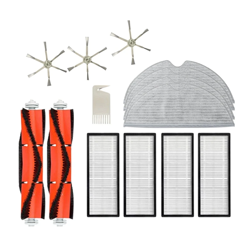 

14Pcs For Xiaomi Mijia 2C Robotic Vacuum Cleaner Home Replacement Parts Washable HEPA Filter Mop Cloth Main Side Brush