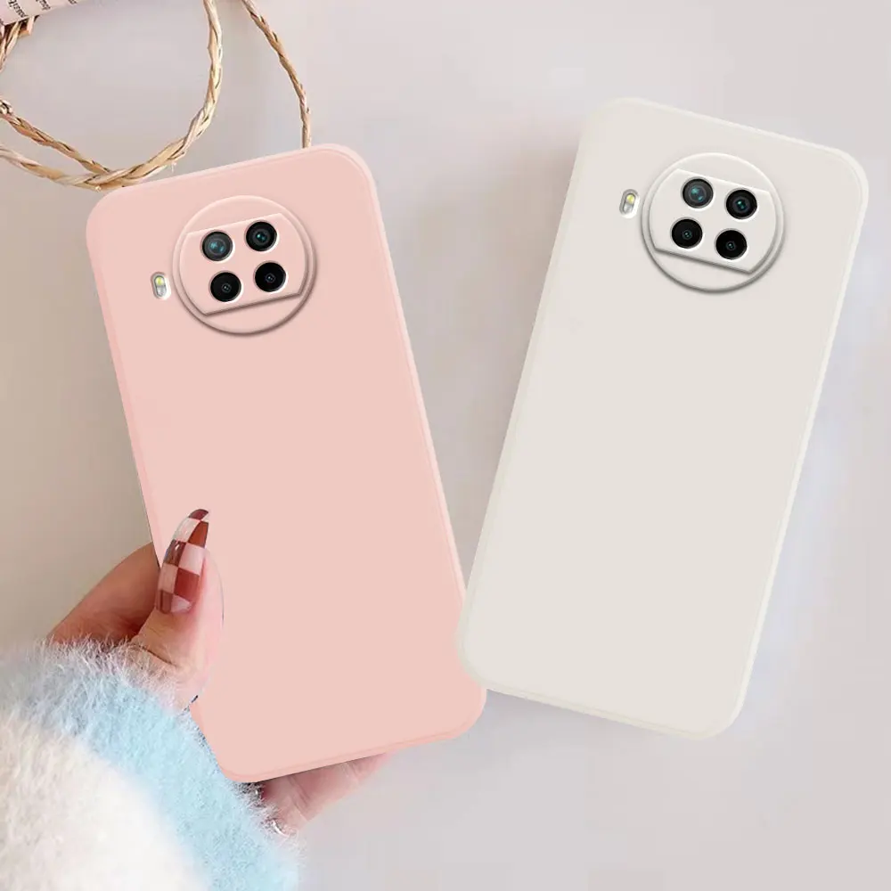 Чехол для Xiaomi Mi 10T Lite 5G Pro 10i 10Lite разноцветный Матовый Мягкий Силиконовый