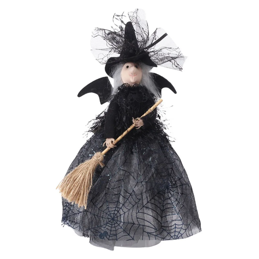 

Doll Dwarf Decoration Halloween Decorations Witch Doll Tree Top Star Desktop Decoration Dwarf Plush Ornaments