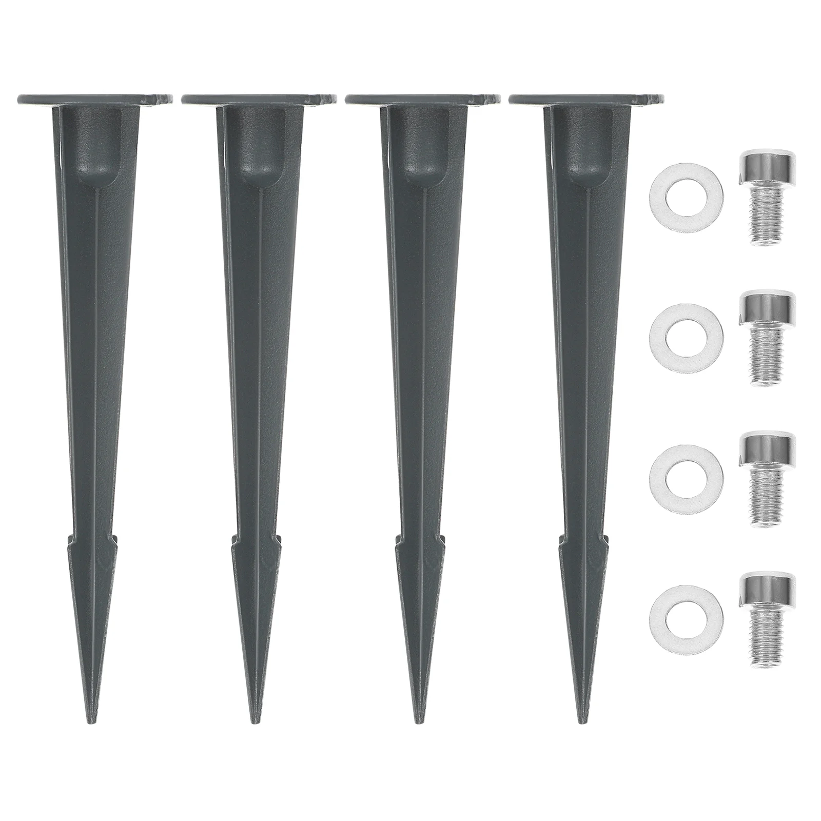 

4pcs Replacement Light Stake Spike Replacement Metal Ground Stake for Outdoor