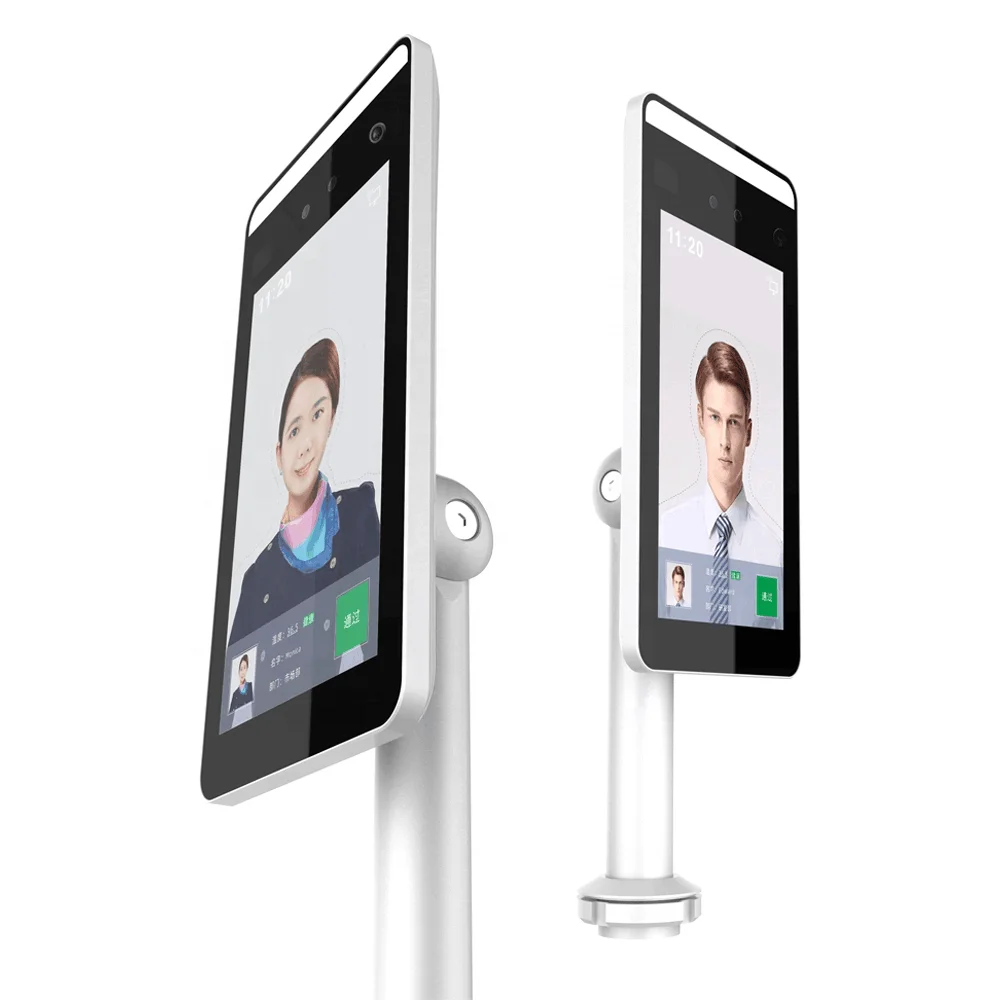 

7 inch Face Recognition Body Temperature Scanner Measuring Device For Access Control