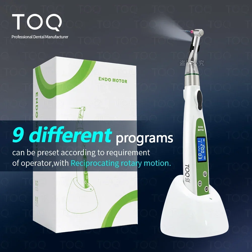 Беспроводной эндодонтический двигатель NoEnName_Null со светодиодной лампой 16:1