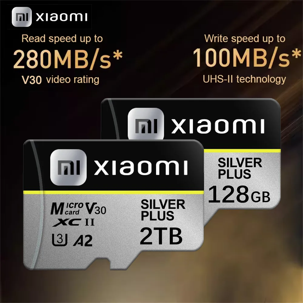 Xiaomi 2TB SD-карта памяти V60 128 ГБ Micro TF/SD-карта класса 10 Высокоскоростная карта