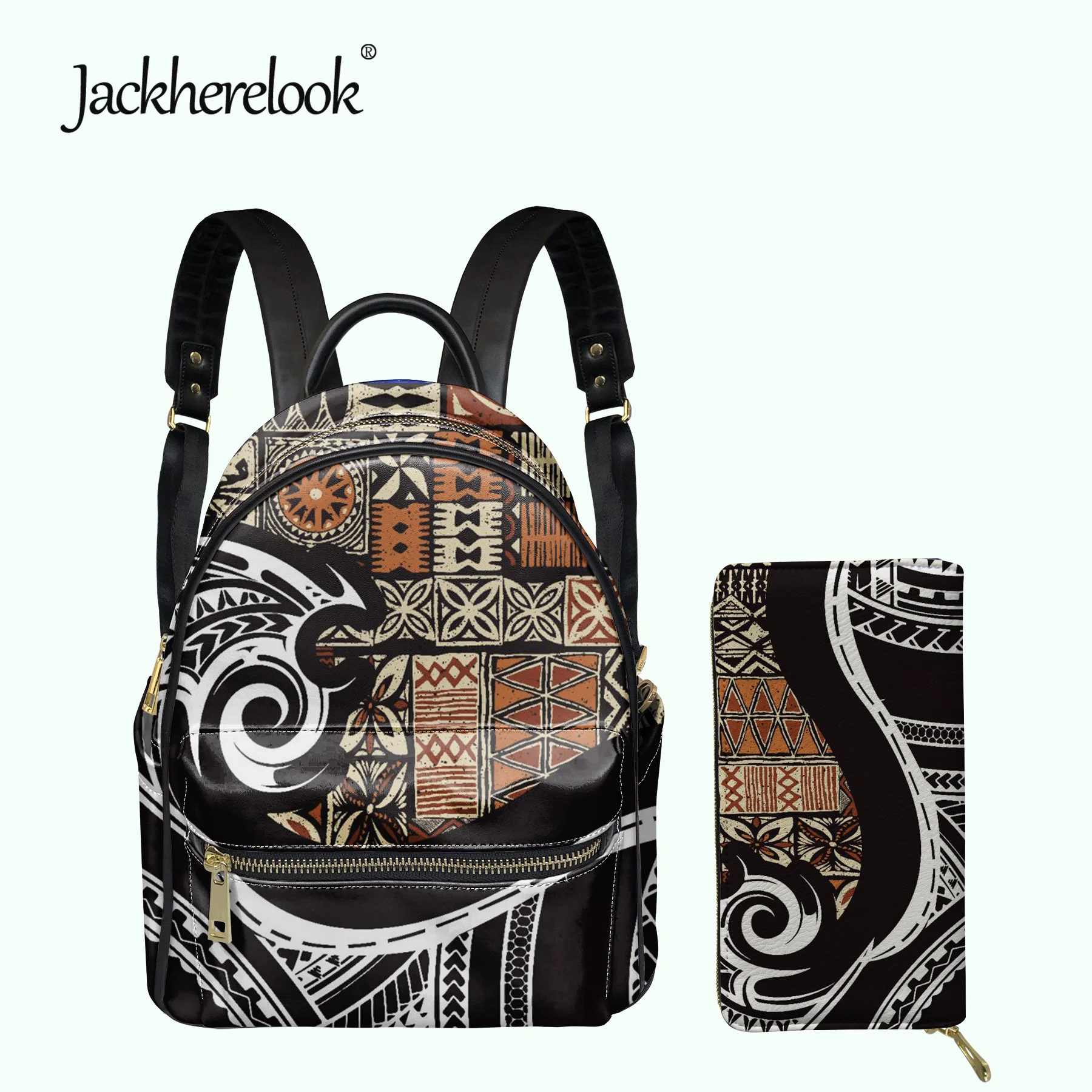 

Jackherelook, женский рюкзак, кошелек, новинка 2022, красивый полинезийский фирменный дизайн, лидер продаж, женская маленькая школьная сумка для кни...