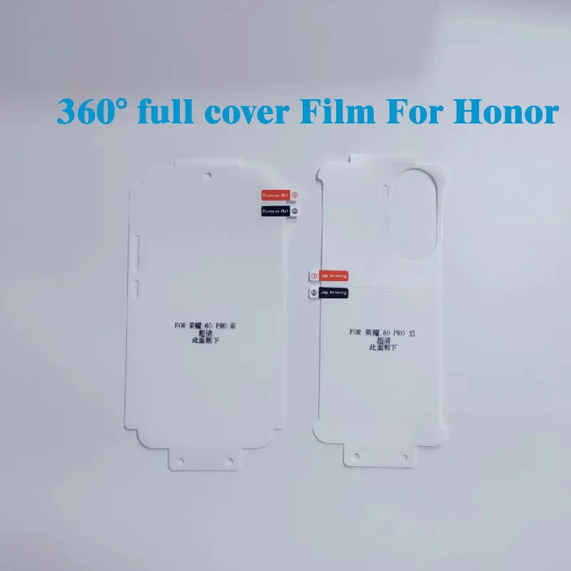 

Защита экрана для honor V40 Honor 60 SE 50 30 pro 360 ° полное покрытие Гидрогелевая пленка не стекло