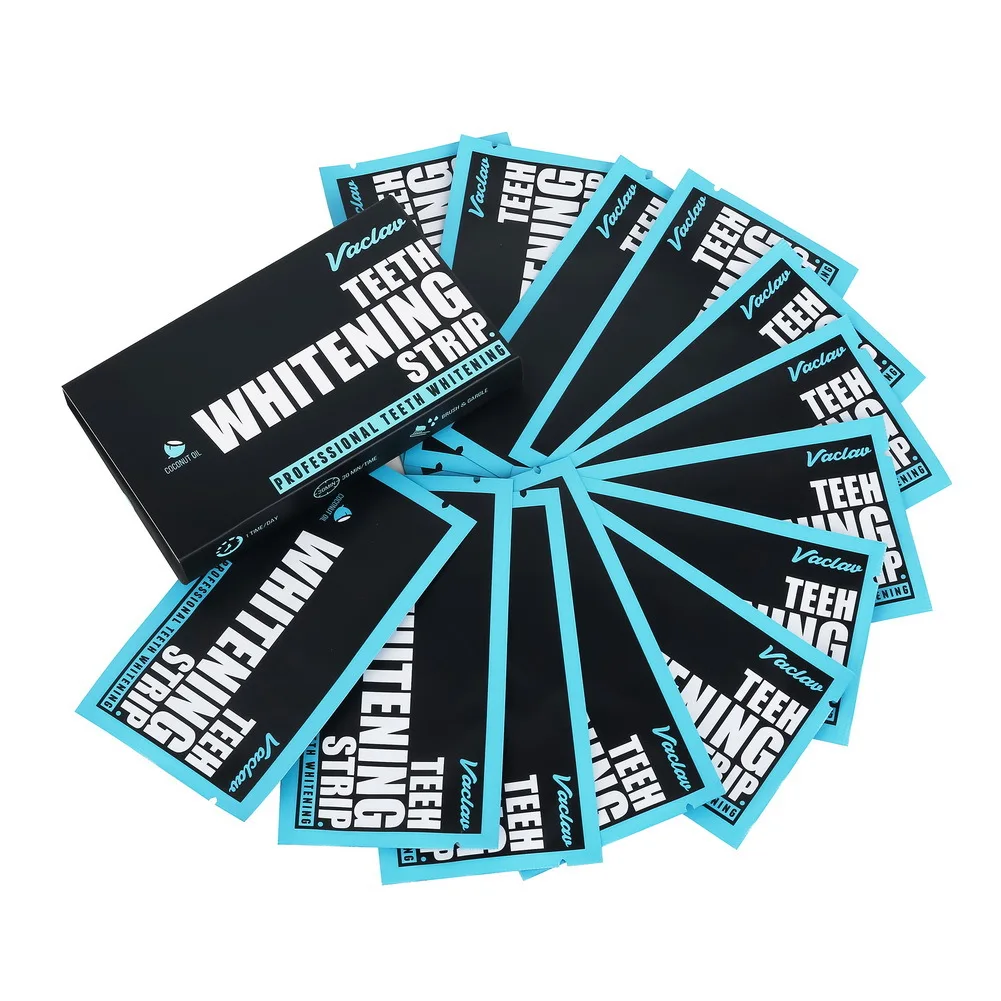 28/14Pcs 3D Teeth Whitening Strips Activated Charcoal Tooth Bleaching Stain Removal Dental Veneers Coconut Oil Oral Hygiene Kit images - 6