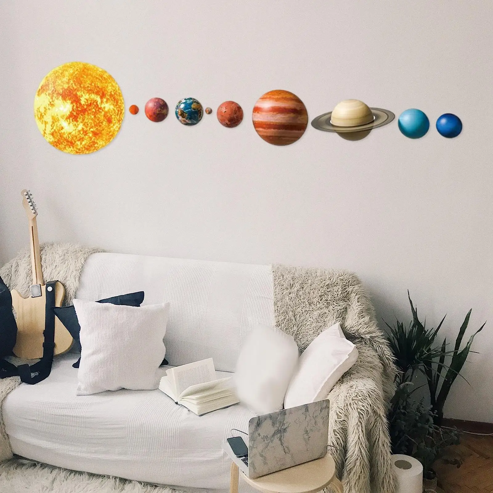 

Solar System Wall Wall Decal DIY for Hallways Home Decoration