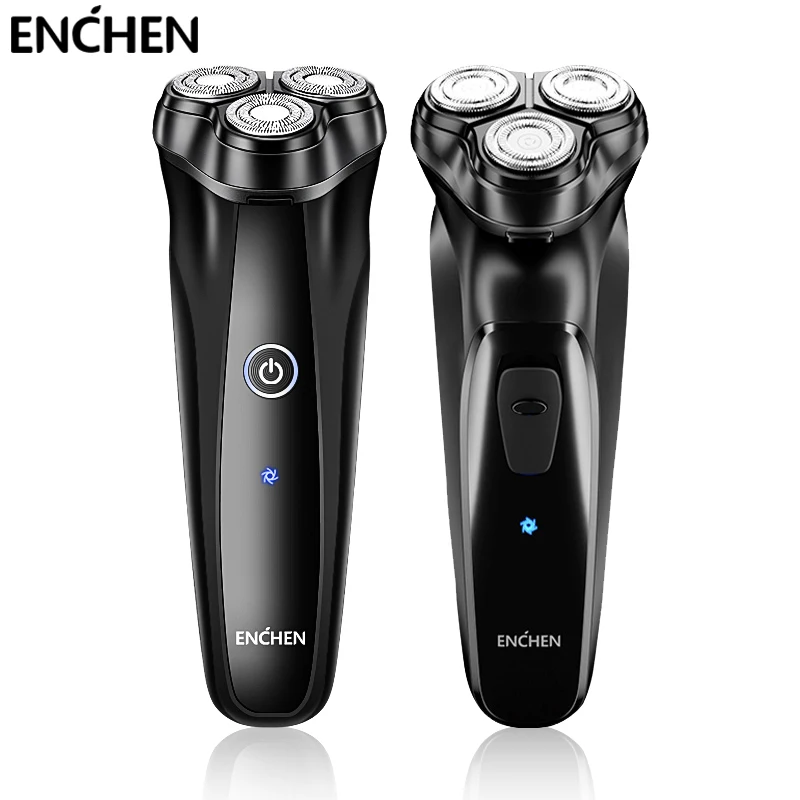 

ENCHEN Warrior Electric Shaver for Men Rechargeable Cordless Rotary Electric Razor Pop-up Beard Trimmer Face Shaving Machine