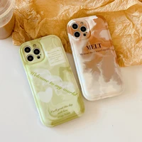 melt abstract painting phone case for iphone 12 pro max 11 13 pro xr x xs max drop protection soft silicone glossy back cover