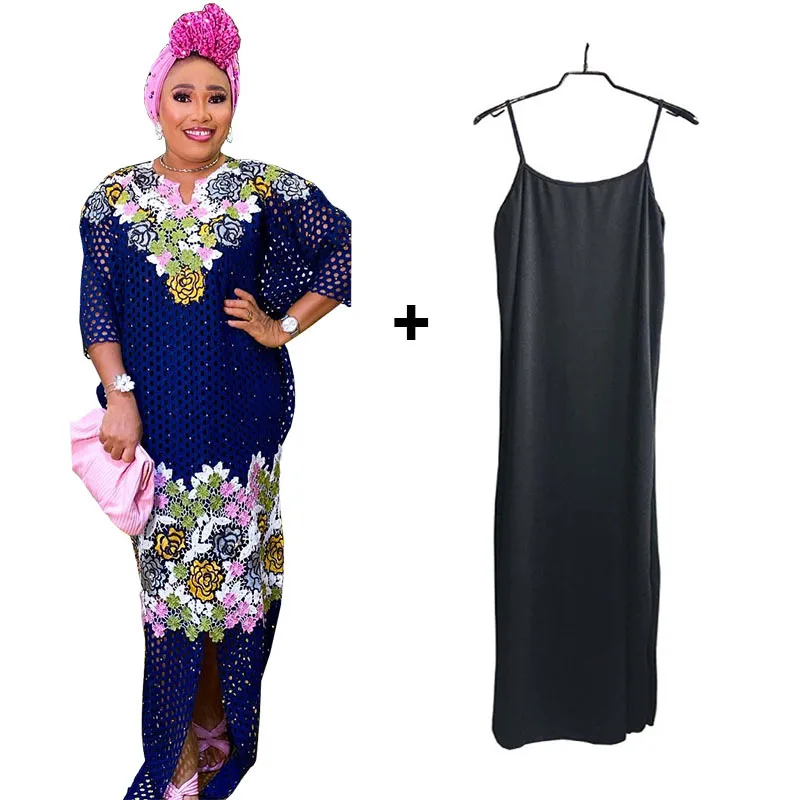 Африканские женщины Дашики Алмазная абайя мусульманские стильные длинные
