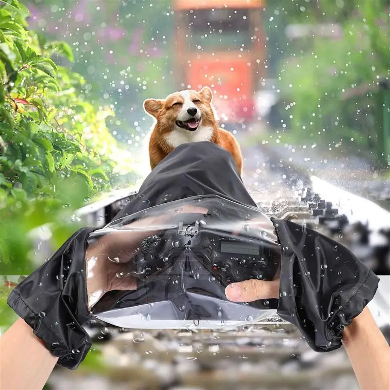 

Waterproof Camera Rain Cover Sleeves Camera Raincoat Dustproof Protector