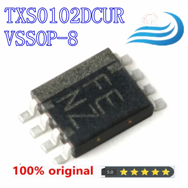

100% New TXS0102DCUR TXS0102DCU TXS0102 VSSOP8 Chipset 2-bit bidirectional voltage level converter chip
