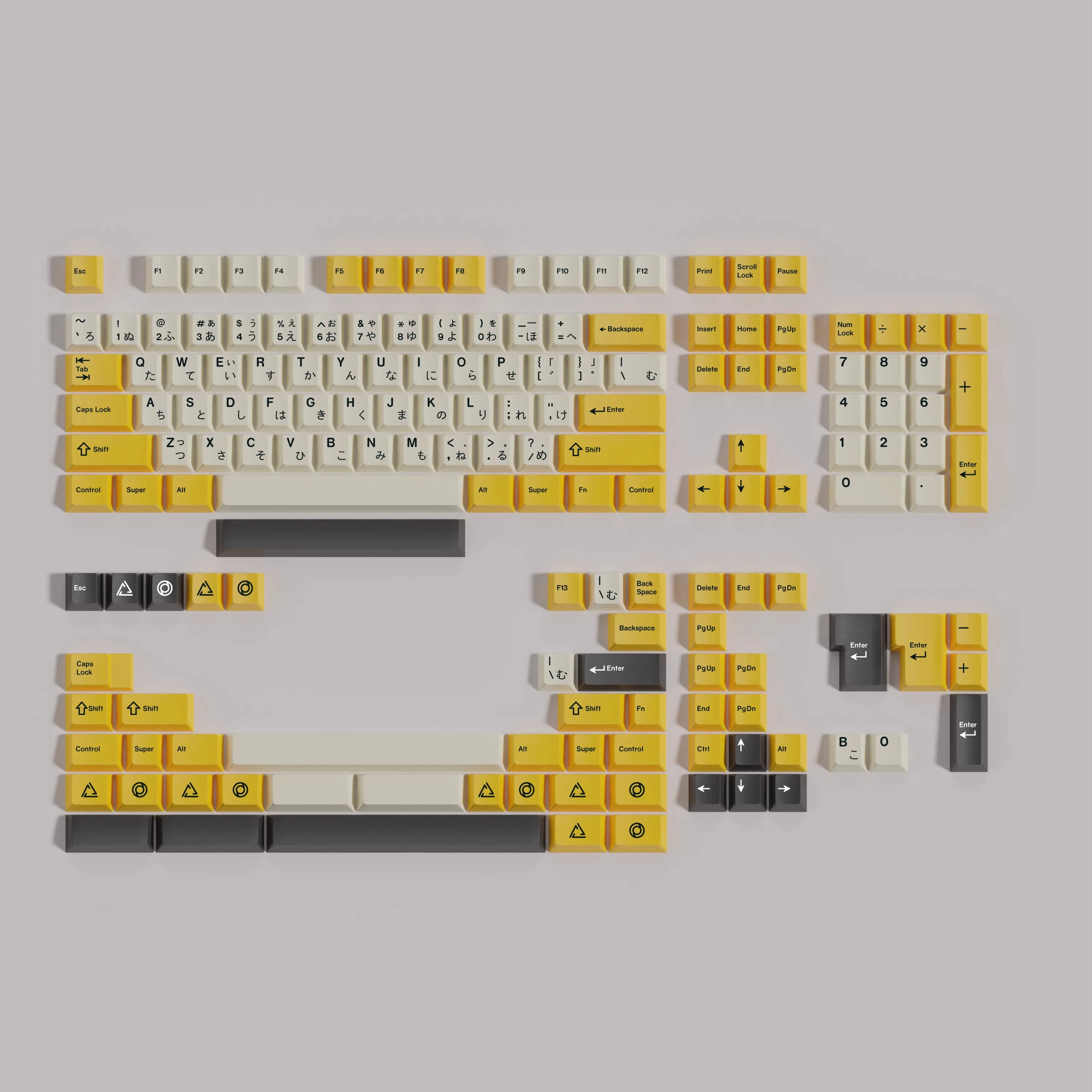 Фото Колпачки для клавиш GMK Serika, 164 клавиши, материал PBT, вишневый профиль, DYE-SUB для MX Switch 61/64/68/75/84/87/98/104, игровая механическая клавиатура №3