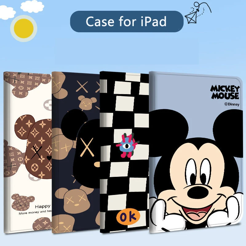 

Smart Case for iPad Mini 6 8.3 inch Air 4 3 2 1 Soft Cover for iPad 6th 7th 8th Generation Case for iPad Pro 11 2020 2 3 4 10.2