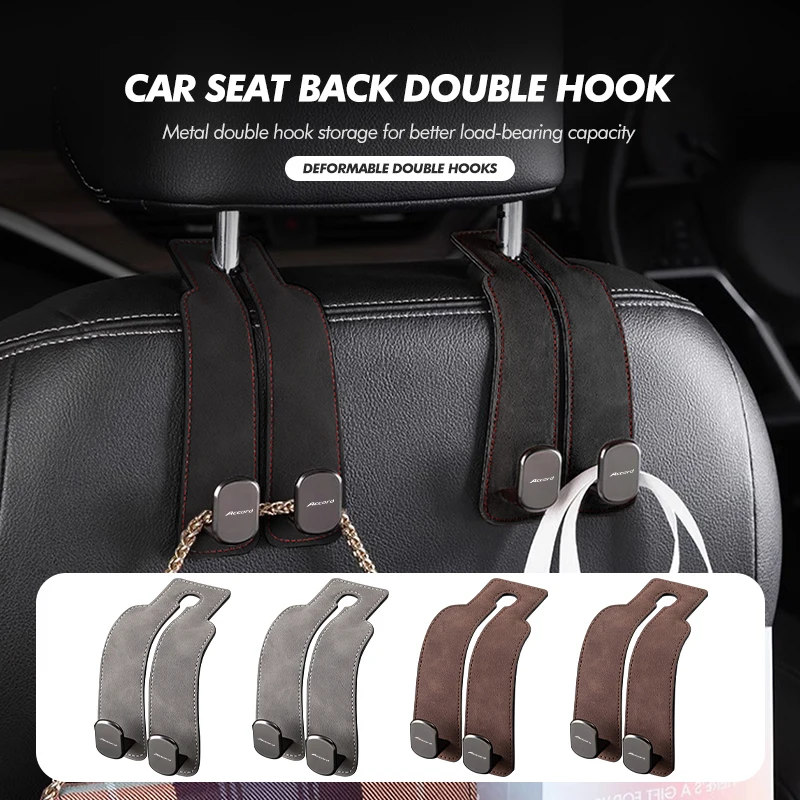 Замшевые подвесные крючки для заднего сиденья Honda typer civic 4d 10 gen 8 2018 2019