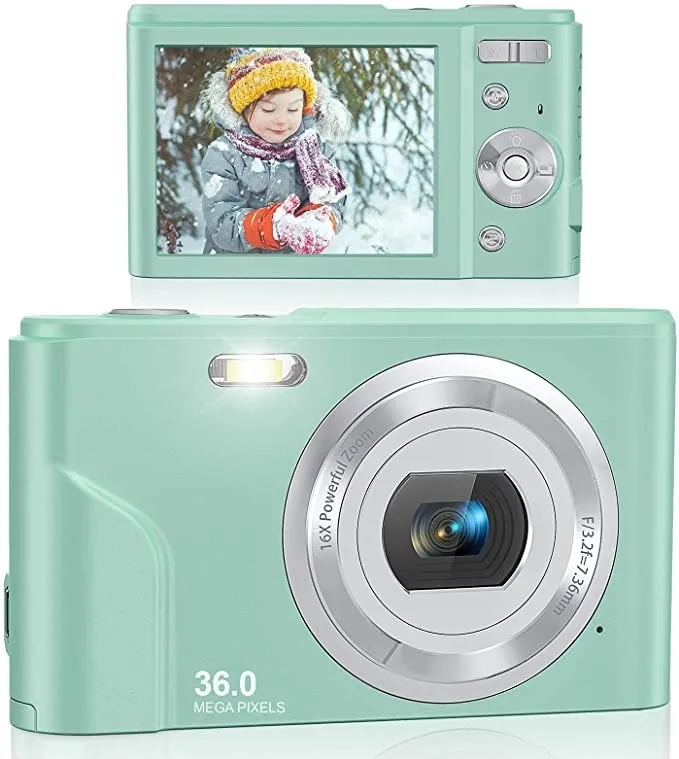 2023 New 48.0MP digital zoom camera 16X digital zoom LCD screen compact portable mini camera Free shipping Sale