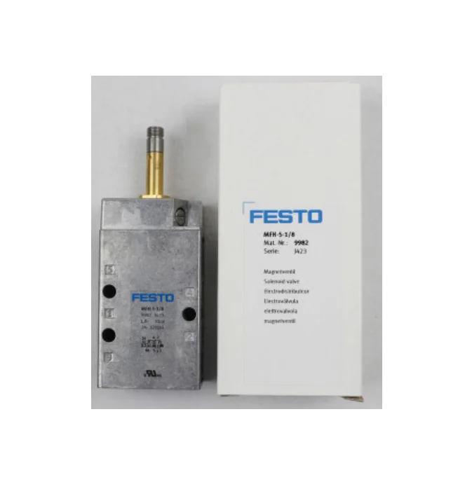 

100% New PTC-Festo Solenoid valve MFH-5/2-D-2-C 151851 used for PTC-Festo control system with good price