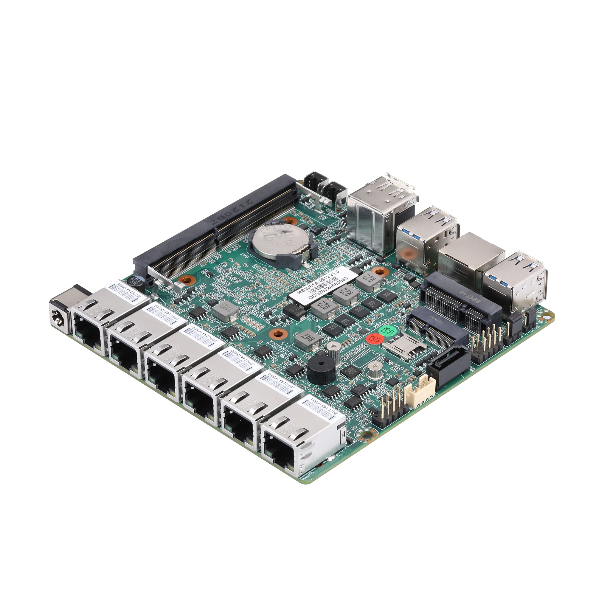 Материнская плата Qotom 6*2,5G Lan,8th Celeron 4305U 5405U 10th i3 10110U 6 lans