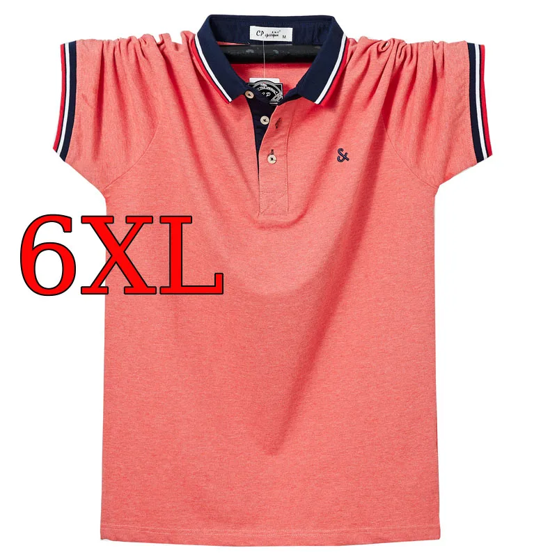 6XL Plus Size Men Polo Shirt Cotton Shirt Men Camiseta mens shirt Polo for Men 2022 Tshirt for Men Tshirt for Men New Fashion