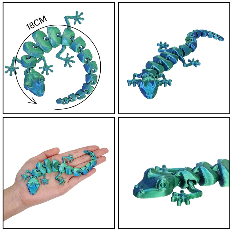 

Пластиковая статуэтка ящерица геккон