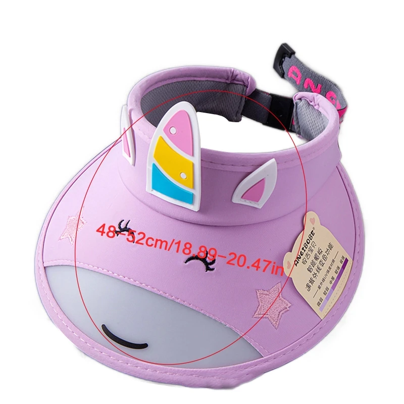 Детская летняя шляпа с козырьком и мультяшными ушками |