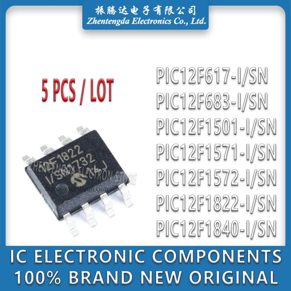 

PIC12F617-I/SN PIC12F683-I/SN PIC12F1501-I/SN PIC12F1571-I/SN PIC12F1572-I/SN PIC12F1822-I/SN PIC12F1840-I/SN PIC12F IC MCU Chip
