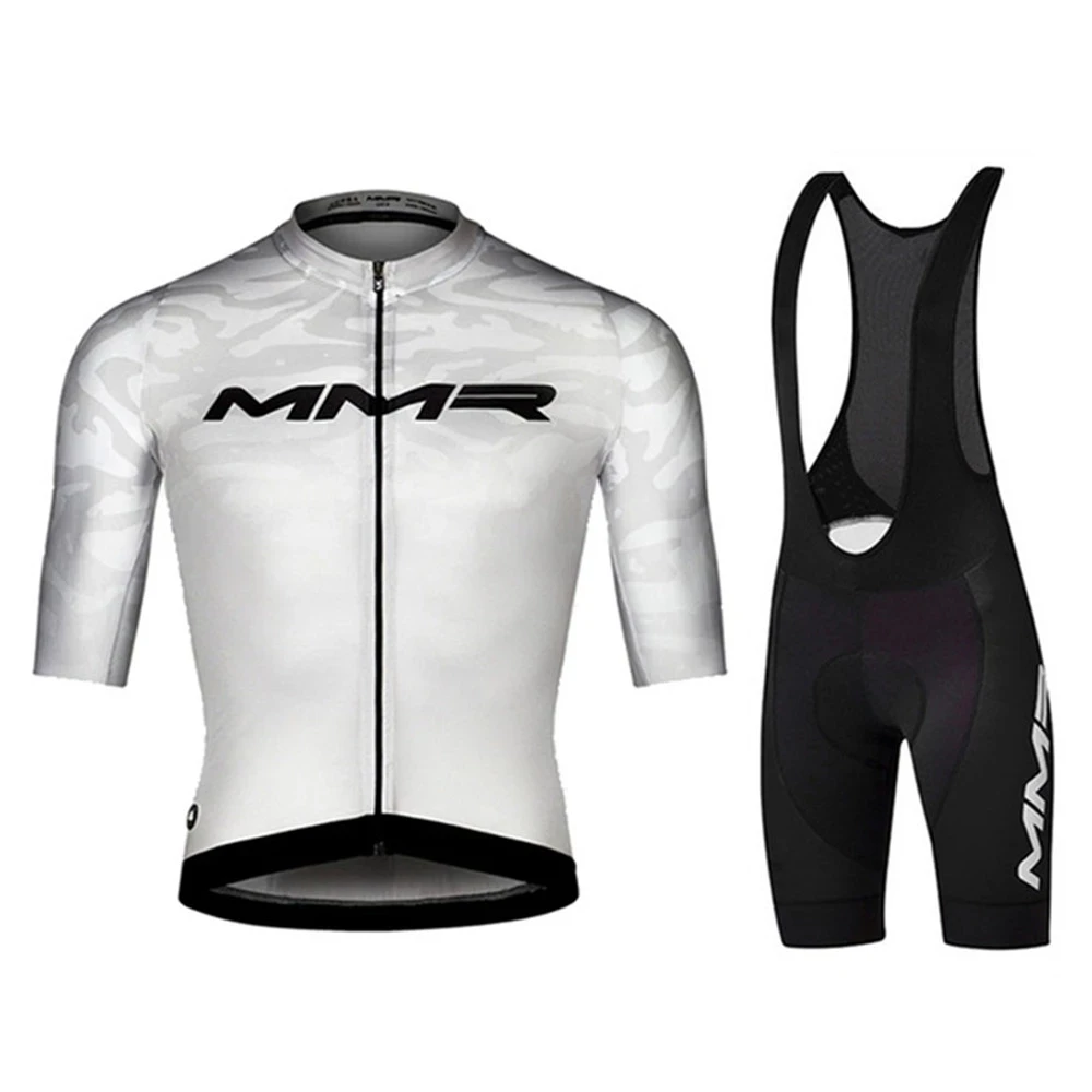 

MMR Team Cycling Clothing Men Cycling Jersey Set Sports Bike Shirts Suit MTB Road Bicycle Bib Shorts Kit Ropa Ciclismo Maillot