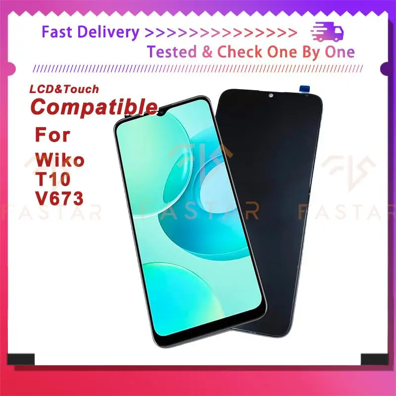 Заводская цена на Wiko T10, ЖК-сенсорный экран, дигитайзер, сменный экран для детской модели T10, дисплей