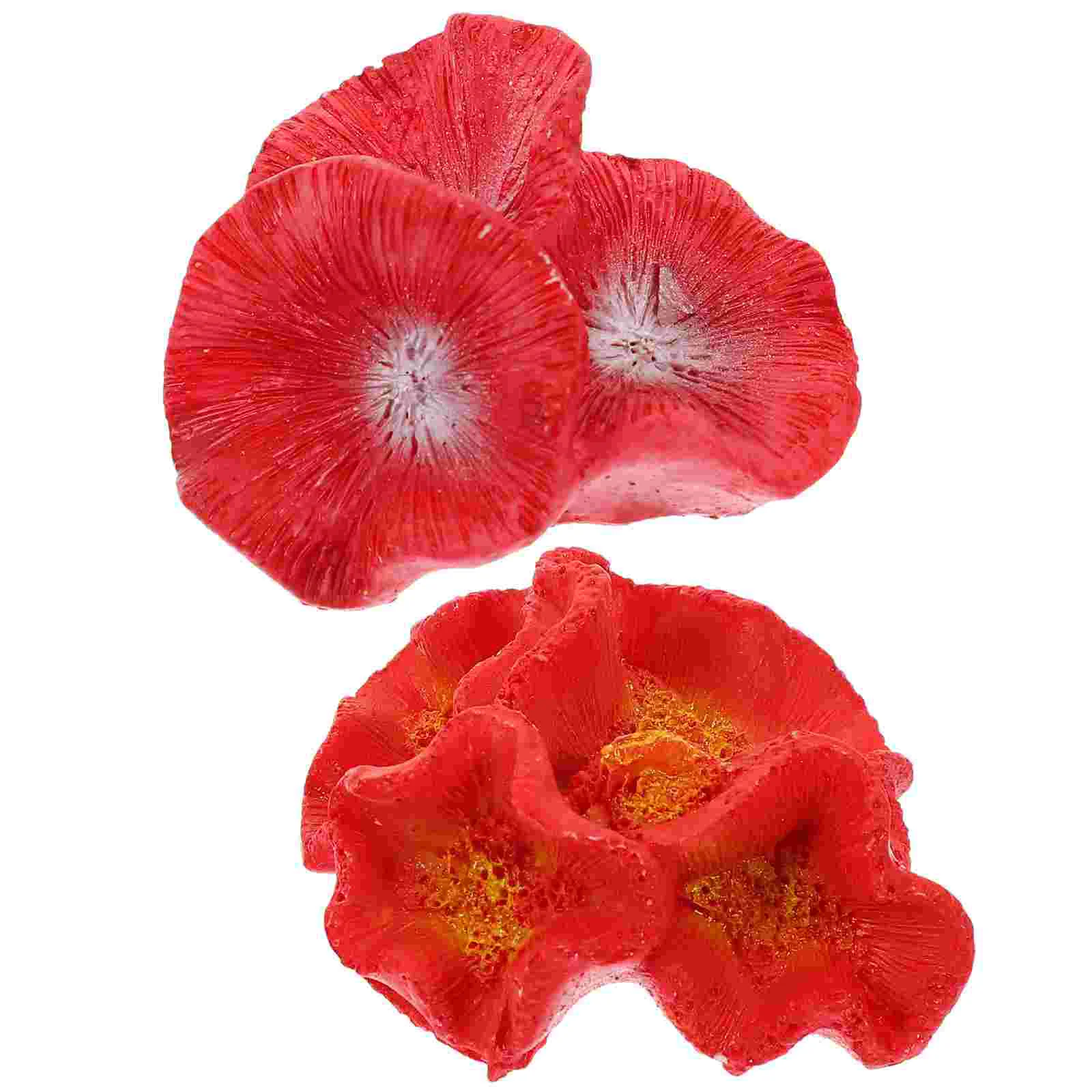 

Coral Aquarium Fishtank Decor Resin Decorations Artificial Reef Aquatic Hideout Floating Plantlandscape Small Shrimp Home