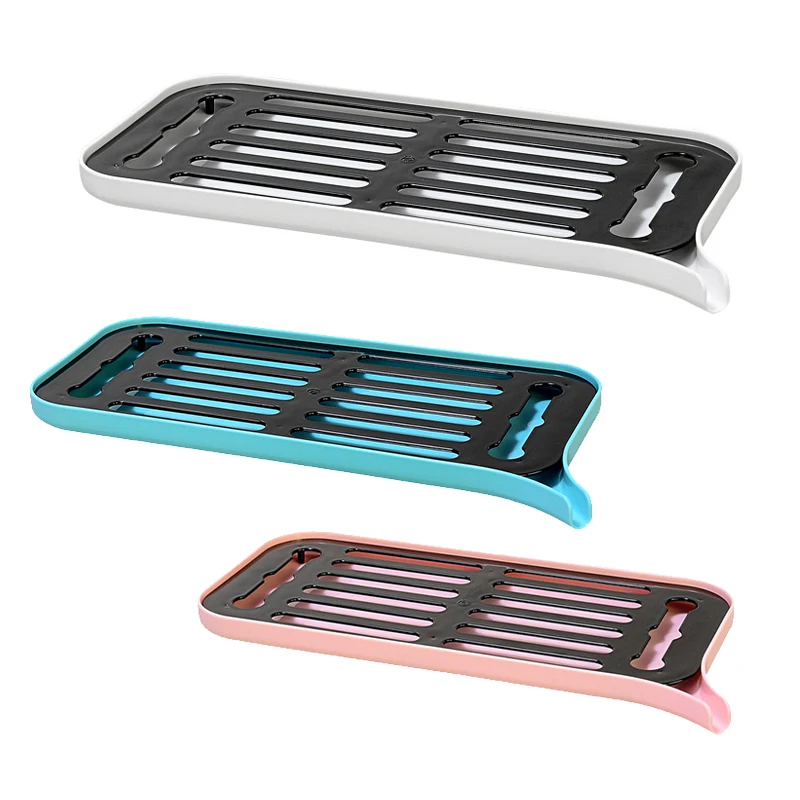 

Plastic Dish Drainer Dryer Tray Large Sink Drying Rack Worktop Drain Rack Kitchen Water Filter Tray