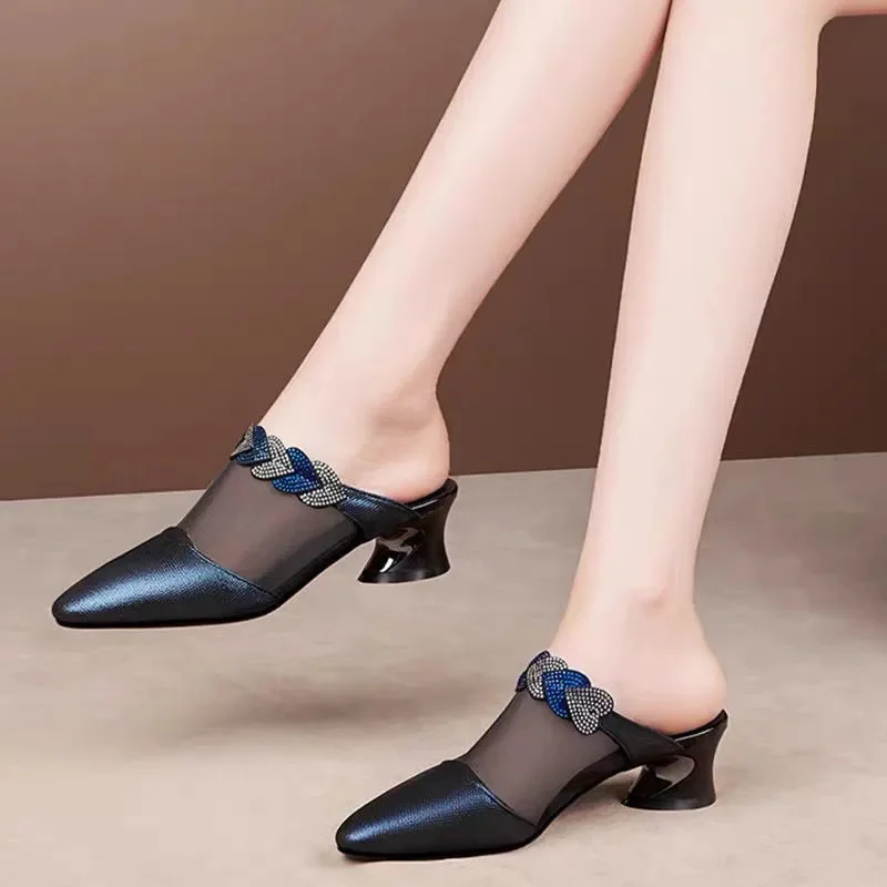 

Women Fashion Pointed Toe Slip on Heel Shoes Lady Casual Sweet Pu Leather High Heel Shoes Classic Pumps Zapato Tacon Alto E5991