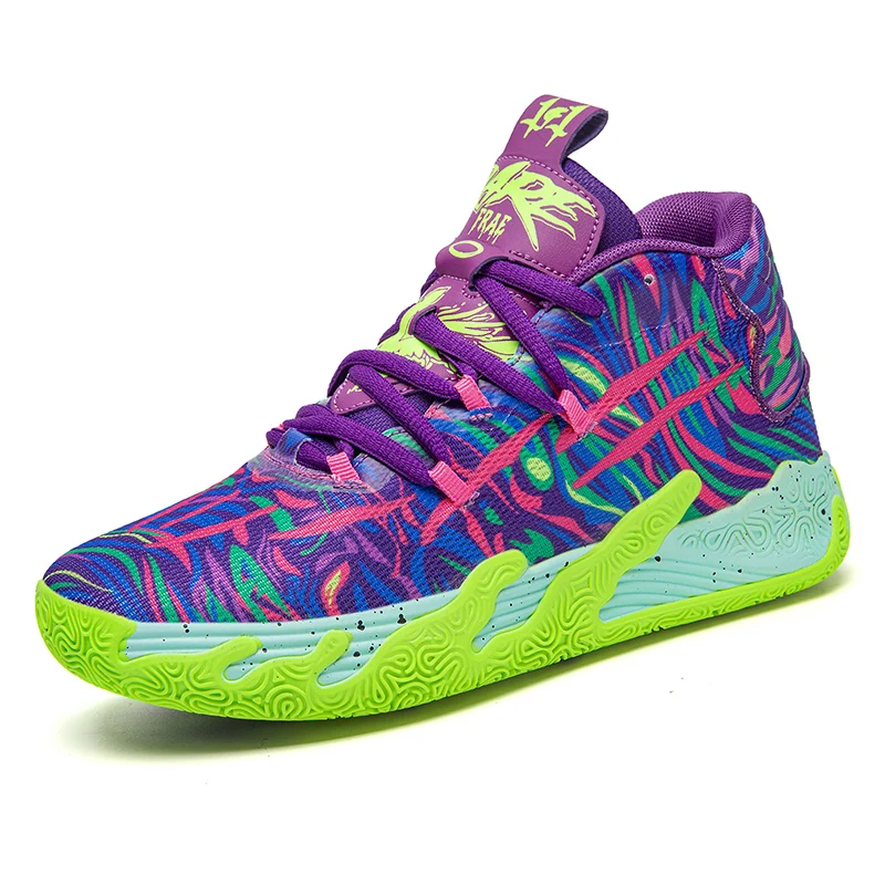 Новинка 2024 Баскетбольная обувь мужские дышащие удобные кроссовки тренировочные