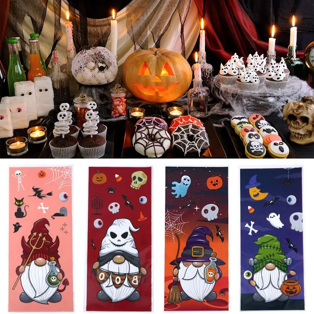 50 шт. креативные разноцветные подарочные пакеты на Хэллоуин Мультяшные с